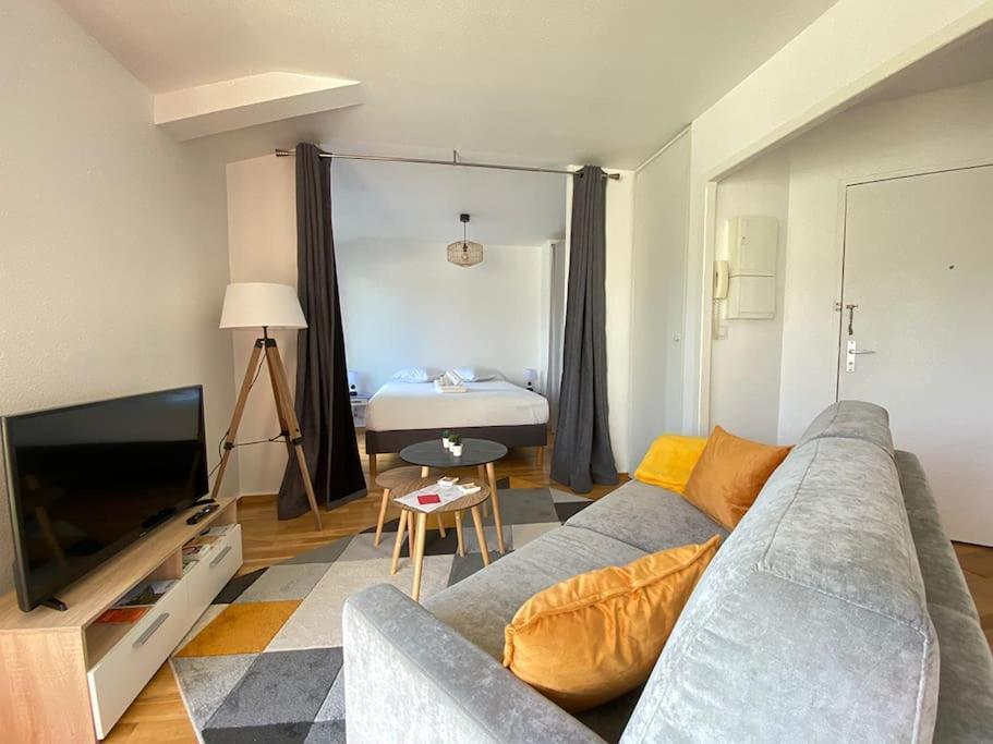 Grand Studio, Belle Terrasse Avec Vue Nantes Extérieur photo