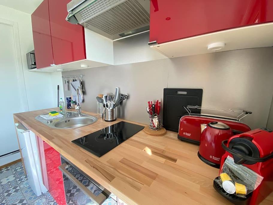 Grand Studio, Belle Terrasse Avec Vue Nantes Extérieur photo