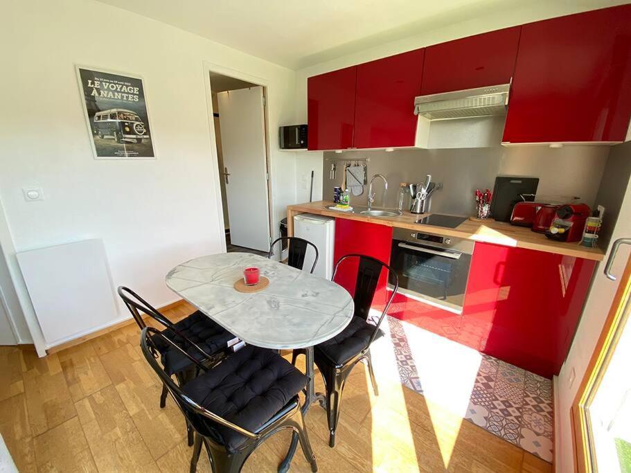 Grand Studio, Belle Terrasse Avec Vue Nantes Extérieur photo